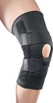 Ortholand 416 Elastic Knee Brace Right with Hole Black