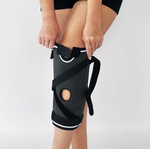 2S Paramedical 10.04.017 Knee Brace with Hole Black