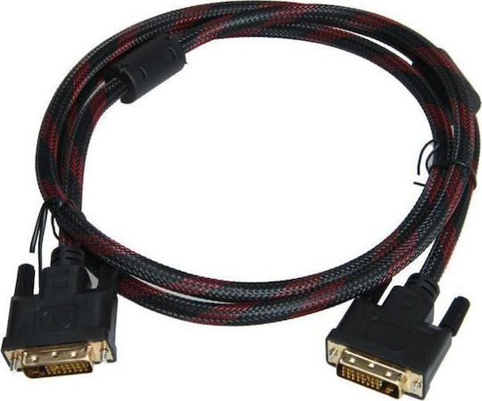 Kabel DVI-D-Stecker - DVI-D-Stecker 5m Schwarz (18186)