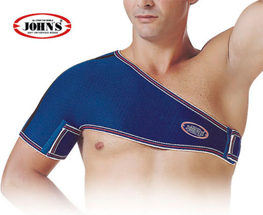 Johns 120126 Νάρθηκας Ώμου Δεξιάς Πλευράς Neoprene σε Μπλε Χρώμα