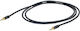 Proel Proel 3.5mm Jack Cable - 3.5mm Male to 3.5mm Male Black 3m with Gold Plated Terminals