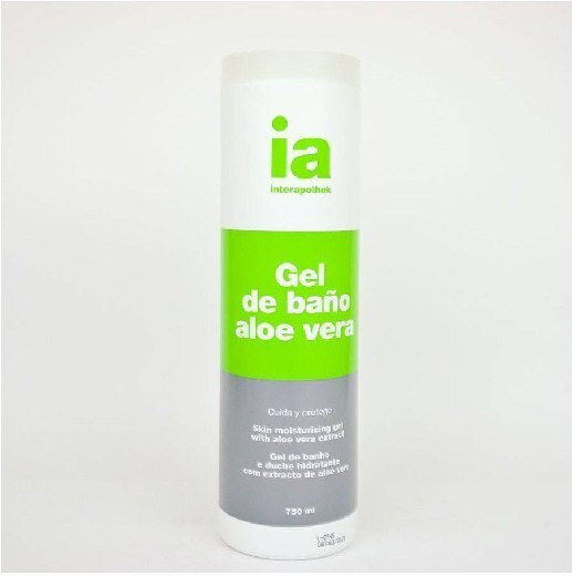 Interapothek Aloe Vera Αφρόλουτρο σε Gel με AHA & Άρωμα Πράσινο Τσάι 750ml
