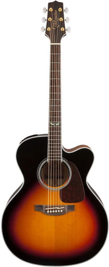 Takamine Semi-Akustik Gitarre GJ72CE BSB Ausschnitt Braun / Sunburst