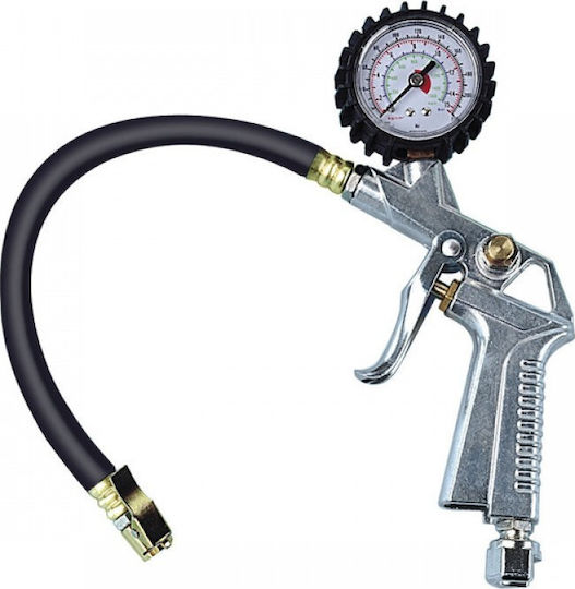 Lampa 74001 Air Pressure Gauge with Tyre Inflator Pistol 15bar 7400.1-LB-LM