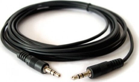 DeDeTech 3,5mm Klinkenkabel 3,5mm Stecker - 3,5mm Stecker Schwarz 5m 18057