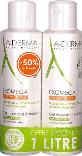 A-Derma Exomega Emollient Foaming Gel Gel 1000ml