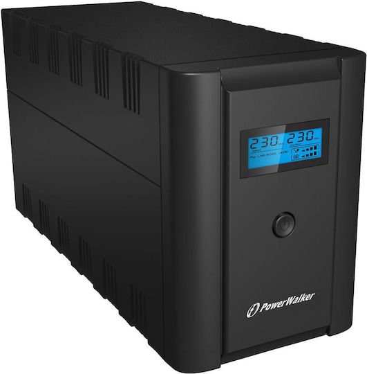 Powerwalker VI 650 SE LCD USV 650VA 360W mit 2 Schuko Steckdosen