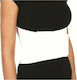 Adco 04101 Elastic Rib Belt for Women in White
