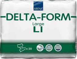 Abena Delta Form Incontinence Diapers 1 Large 20pcs