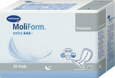 Hartmann MoliForm Premium Soft Extra Plus Unisex Pansamente pentru incontinență Crescute 3 picături 30buc