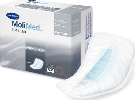 Hartmann Molimed For Men Protect Men's Incontinence Pad Heavy Flow 3 Drops 14pcs