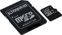 Kingston microSDHC 32GB Class 10 U1 UHS-I με αντάπτορα