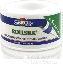 Master Aid Rollsilk Silk Bandage Tape 2.5cm x 5m