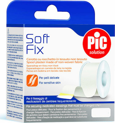 PiC Solution Soft Fix Fabric Non Woven Bandage Tape 2.5cm x 5m