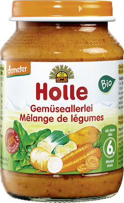 Holle Babykost-Glas Mixed Vegetables Glutenfrei für 6m+ 190gr