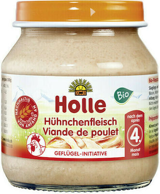 Holle Baby Food Jar Chicken Gluten-Free for 4m+ 125gr