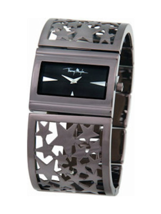 Mugler Uhr mit Gray Metallarmband 4704202