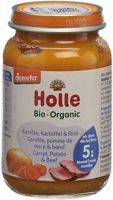 Holle Baby Food Jar Veal, Potato & Carrot in Jar Gluten-Free for 4m+ 190gr