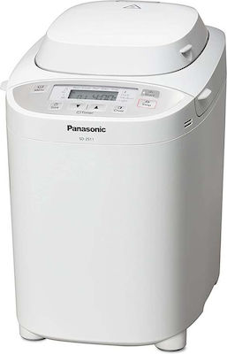 Panasonic SD-2511 Mașină de pâine cu o putere de 550W și o capacitate de 600gr cu 33 programe