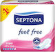 Septona Feel Free Sanitary Pads with Wings Super Ultra Plus for Heavy Flow 5 Drops 8pcs