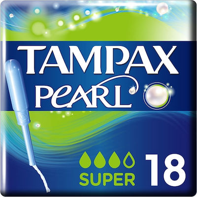 Tampax Ταμπόν Pearl με Απλικατέρ για Κανονική Ροή 18τμχ