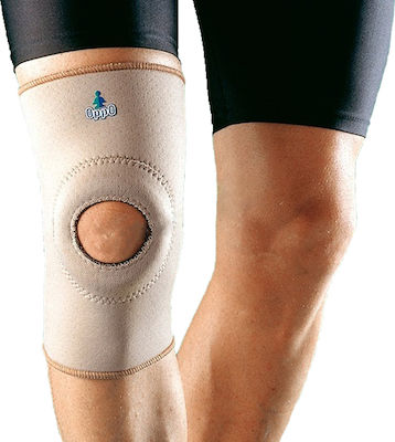 Oppo 1021 Elastic Knee Brace with Hole Beige