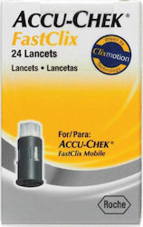 Roche Accu-Chek FastClix Lancets Σκαρφιστήρες 24τμχ