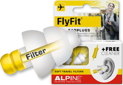 Alpine FlyFit Ohrstöpsel in Gelb Farbe 111.21.250 2Stück