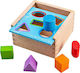 Big Jigs Shape Sorting Toy First Posting Box made of Wood for 12++ Months