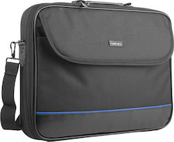 Natec Impala Tasche Schulter / Handheld für Laptop 17.3" in Schwarz Farbe