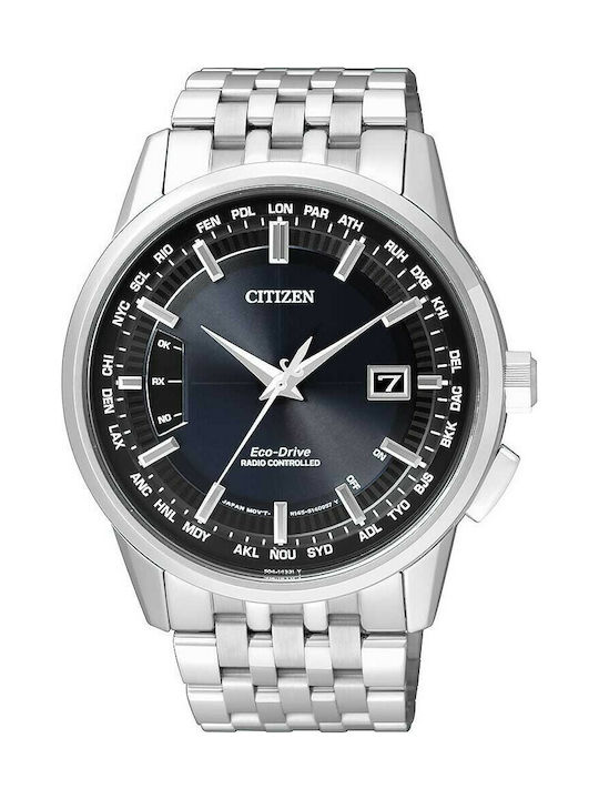 Ceas Eco - Drive cu Argint Brățară metalică