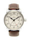 Zeppelin Watch Battery with Brown Leather Strap 76425