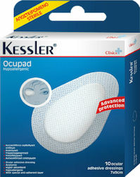 Kessler Ocupad Eye Patches White 8x6cm 10pcs