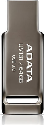 Adata DashDrive UV131 64GB USB 3.2 Stick Silver