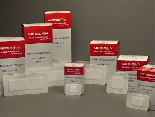 Medicin Αυτοκόλλητο Αποστειρωμένο Επίθεμα Non-Woven 10cm X Αυτοκόλλητο Επίθεμα 1τμχ