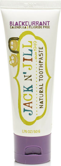 Jack n' Jill Βρεφική Οδοντόκρεμα για 6m+ με Γεύση Blackcurrant Χωρίς Φθόριο 50gr