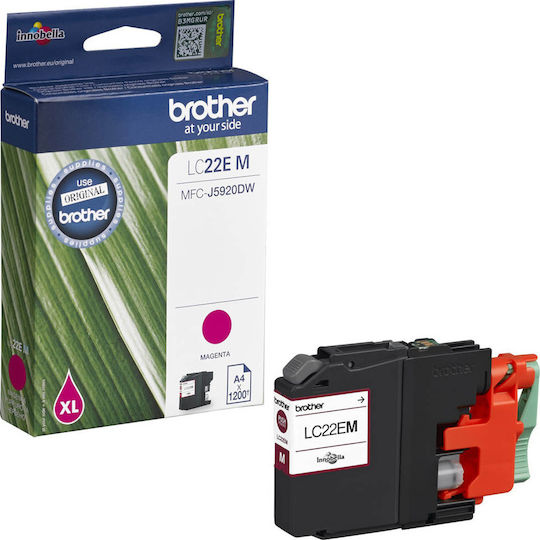 Brother LC22E Original InkJet Printer Ink Magenta (LC-22EM)