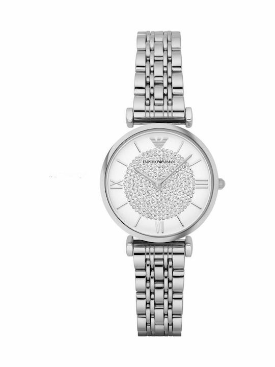 Emporio Armani Women's Watch with Silver Metal Bracelet