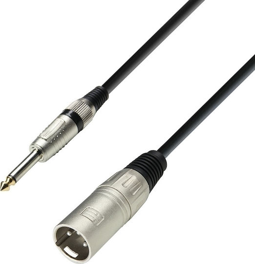 Adam Hall Microphone Cable XLR male - 6.3mm male 1m (K3MMP0100)