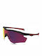 Oakley M2 Frame XL Men's Sunglasses with Black Plastic Frame and Purple Mirror Lens OO9343-08