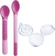 Mam Baby Set with Spoons Heat Sensing Plastic w...