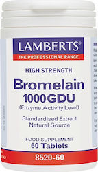 Lamberts Bromelain 1000GDU 400mg 60 tabs