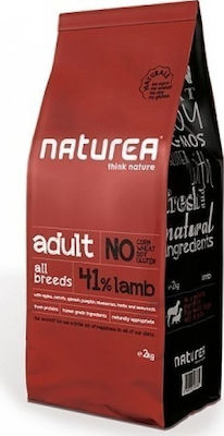 Naturea Naturals Adult 2kg Ξηρά Τροφή χωρίς Σιτηρά & Γλουτένη για Ενήλικους Σκύλους με Αρνί