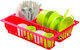 Ecoiffier Drying Rack with Dinner Set for 1.5+ Years 19pcs