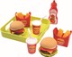 Ecoiffier Cooking Toy / Kitchen Utensils Tray with Hamburger