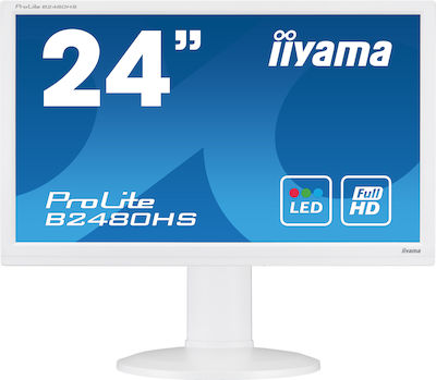 Iiyama ProLite B2480HS-2 TN Monitor 23.6" FHD 1920x1080 με Χρόνο Απόκρισης 2ms GTG