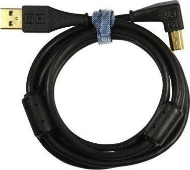 DJ Techtools USB 2.0 Cable USB-A male - Angle USB-B male 1.5m