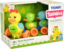 Tomy Jucărie de Tras Toomies Quack Along Ducks pentru 10++ Luni