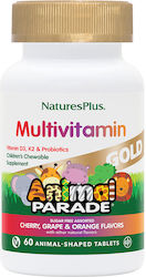 Nature's Plus Animal Parade GOLD Πολυβιταμίνη 60 Μασώμενες Ταμπλέτες