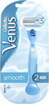 Gillette Venus Smooth Ξυραφάκι Σώματος με Ανταλλακτικές Κεφαλές 3 Λεπίδων και Λιπαντική Ταινία 3τμχ